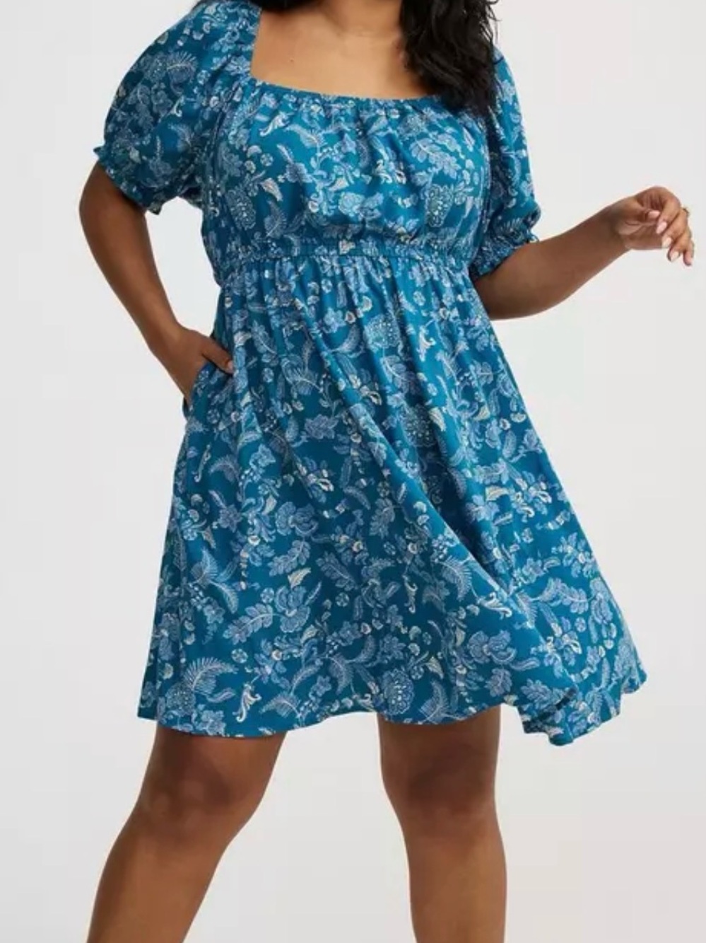 Super cute, torrid floral summer dress with pockets!  NWT  n22  size 4